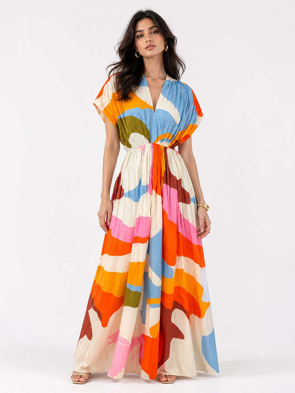The Play Printed V-neck Dress