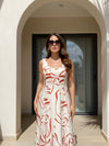 Peony Printed Maxi Dress