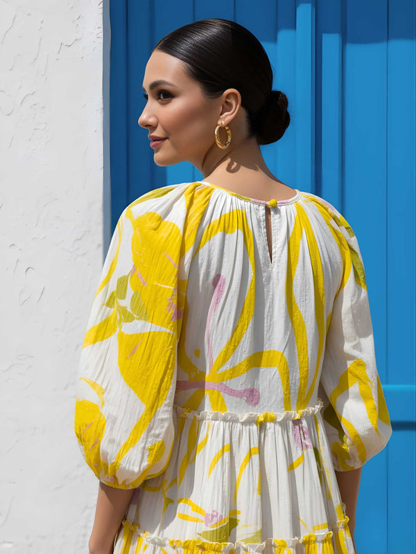 Summer Printed Mini Dress