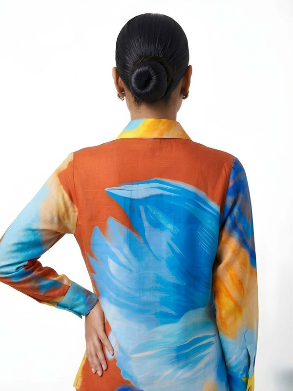 Azure Printed Co-ord Set
