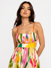 Spring Printed Mini Dress