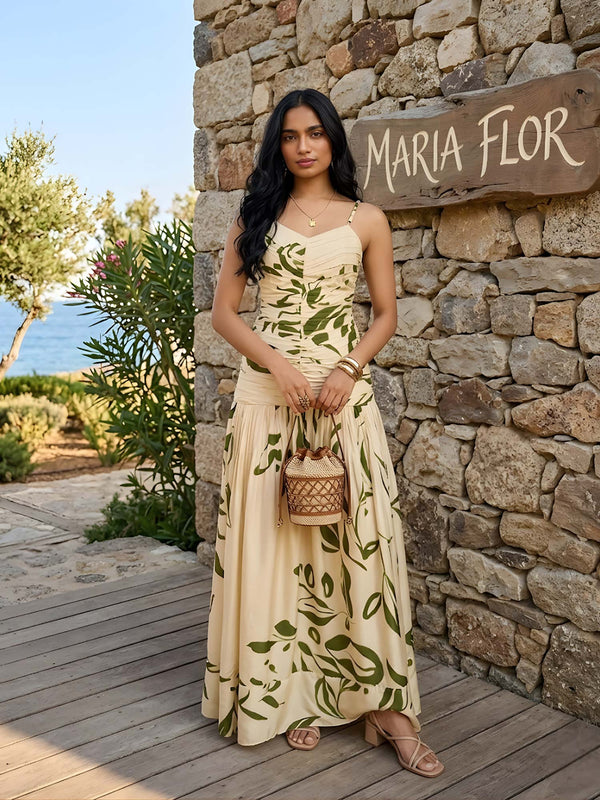 Fennel Strappy Maxi Dress