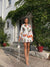 Serene Printed Mini Shirt Dress