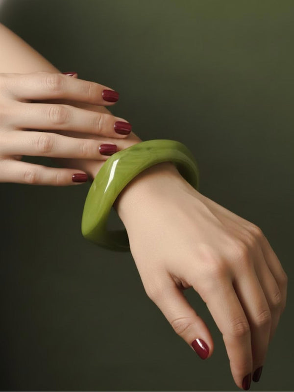 The Leafy Bangle Stack (Set of 3)