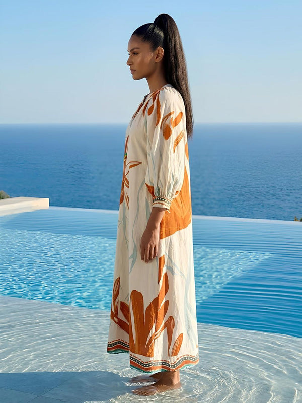 Love Printed A- Line Dress