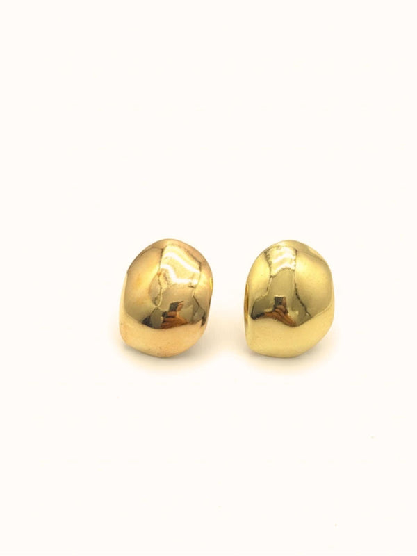 Abstract Gold Studs