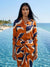 Nero Printed Wrap Skirt