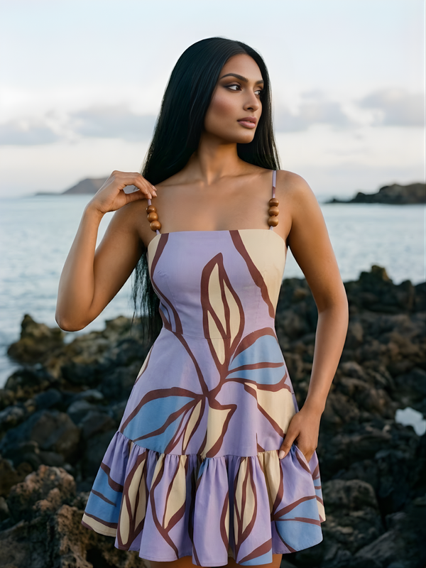 Floret Printed Mini Dress