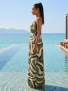 Echo Printed V-Neck Dress
