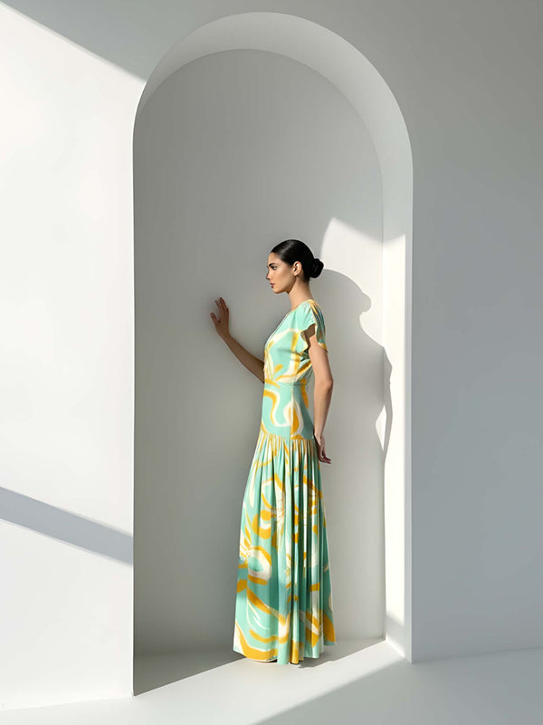 Junia Printed Maxi Dress