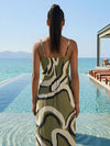 Echo Printed V-Neck Dress