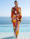 Tropica Printed Wraped Skirt Set (Set of 2)
