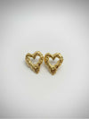 Hollow Heart Studs