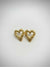 Hollow Heart Studs