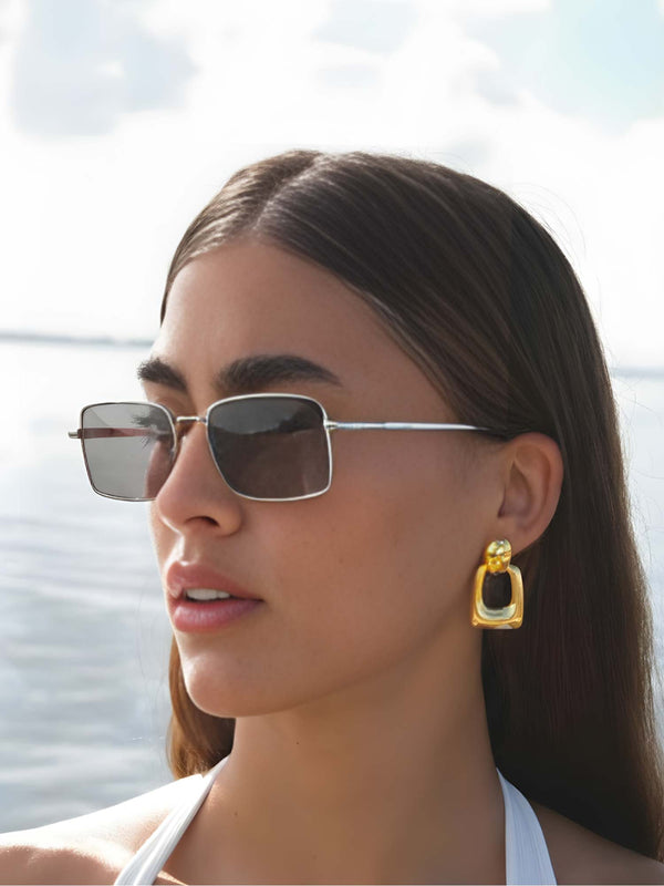 Gold Dangler Earrings