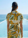 Moss Printed Midi Dress