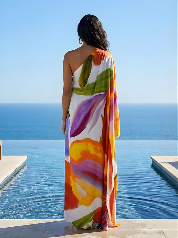 Tropica Printed Kaftan Dress