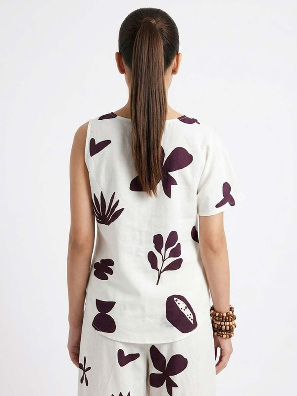 Shadow Printed Co-ord Set (Set of 2)