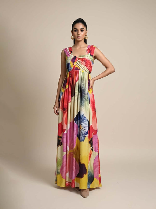 Aurelia Printed Maxi Dress