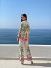 Palm Printed Co-ord Set (Set of 2)