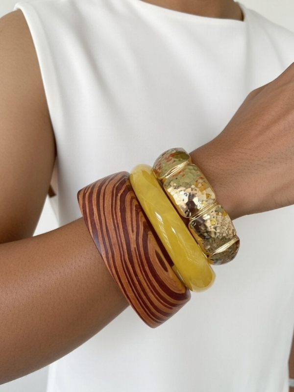 The Mango Bangle Stack (Set of 3)