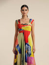 Aurelia Pleated Maxi Dress