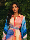 Zephyr Printed Shirt Dress