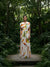 Ivy Printed V neck Maxi Dress