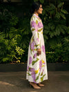 Lilac Printed Shirt Dress