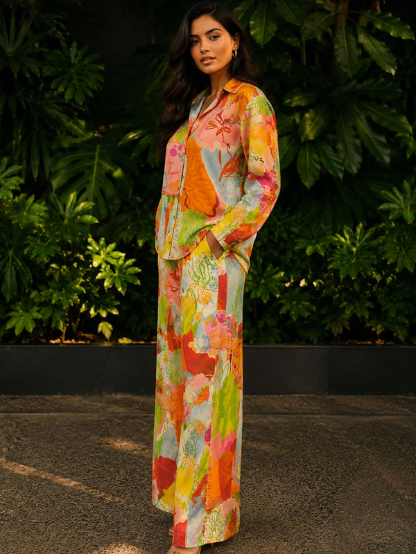 Roma Printed Co-ord Set (Set of 2)