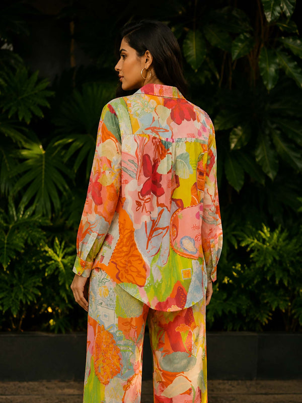 Roma Printed Co-ord Set (Set of 2)