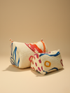 Anaar printed cotton quilted pouch
