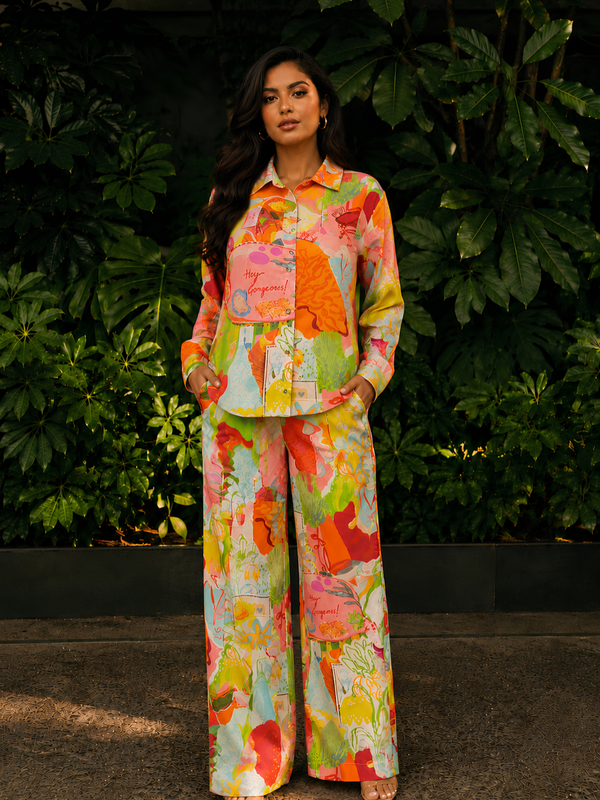 Roma Printed Co-ord Set (Set of 2)