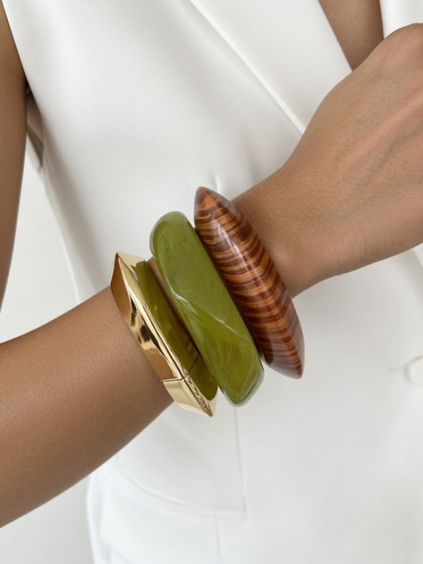 The Lemon Bangle Stack (Set of 3)