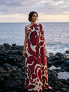 Rustic Printed Kaftan Dress