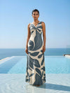 Nivora Printed Sleeveless Dress