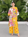 Marigold Printed Salwar Set (Set of 2)