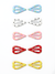 Polka Charm | Heart Shape Hair Clips (Pack of 10)