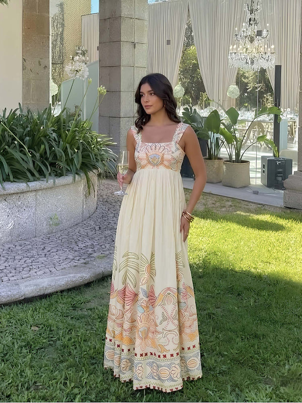 Oasis Printed Maxi Dress