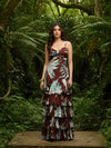 Willow Printed Ruffled Maxi Dress