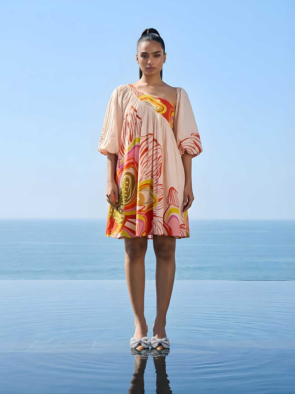 Amara Printed Mini Dress