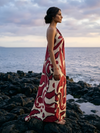 Rustic Printed Kaftan Dress