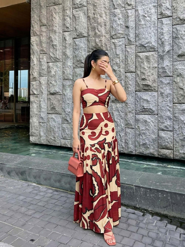 Rustic Printed Co-ord Set (Set of 2)