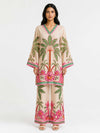 Palm Printed Kurta Set (Set of 2)