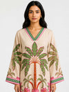 Palm Printed Kurta