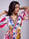 Florence Printed Wrap Dress