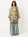 Vine Floral Printed Kurta Set (Set of 2)