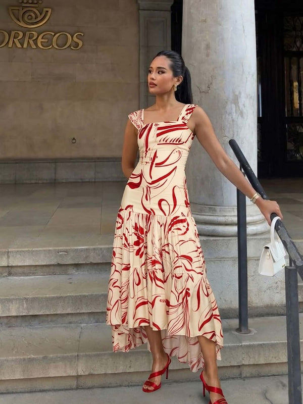 Peony Asymmetrical Dress
