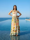 Vine Printed Maxi Dress