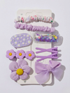 Lavender Dream Hair Accessories (9 pcs)